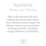 Aquamarine Energy Bracelet by Tiny Rituals