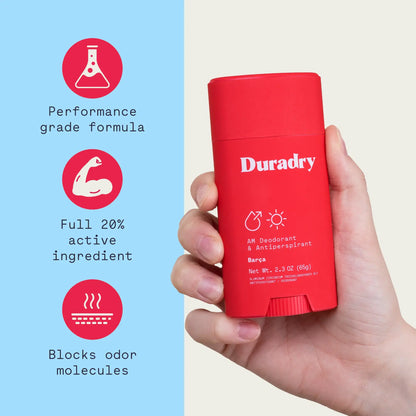 Duradry Antiperspirant Deodorant Stick (3-Pack)