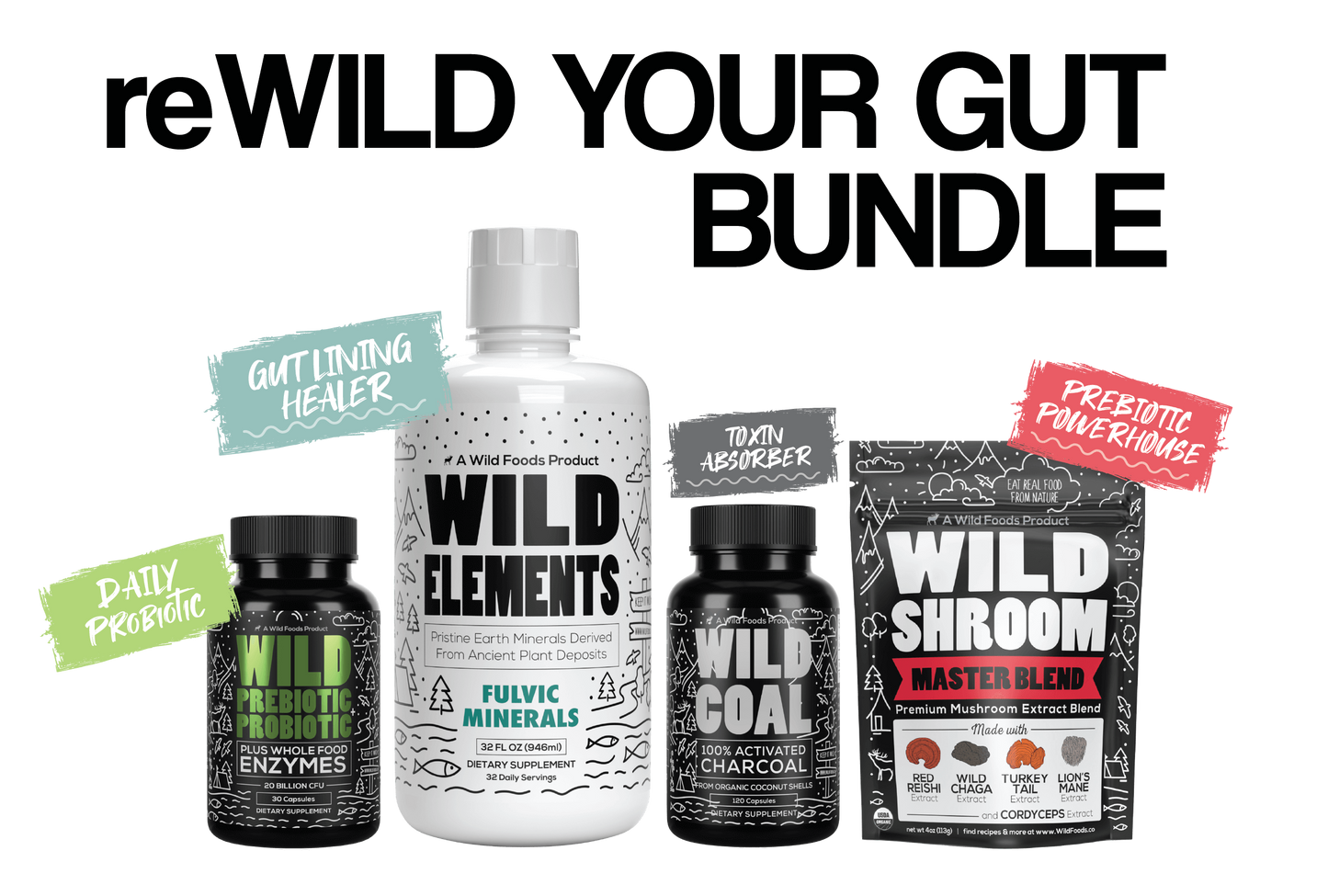 reWILD Your Gut Bundle by Wild Foods