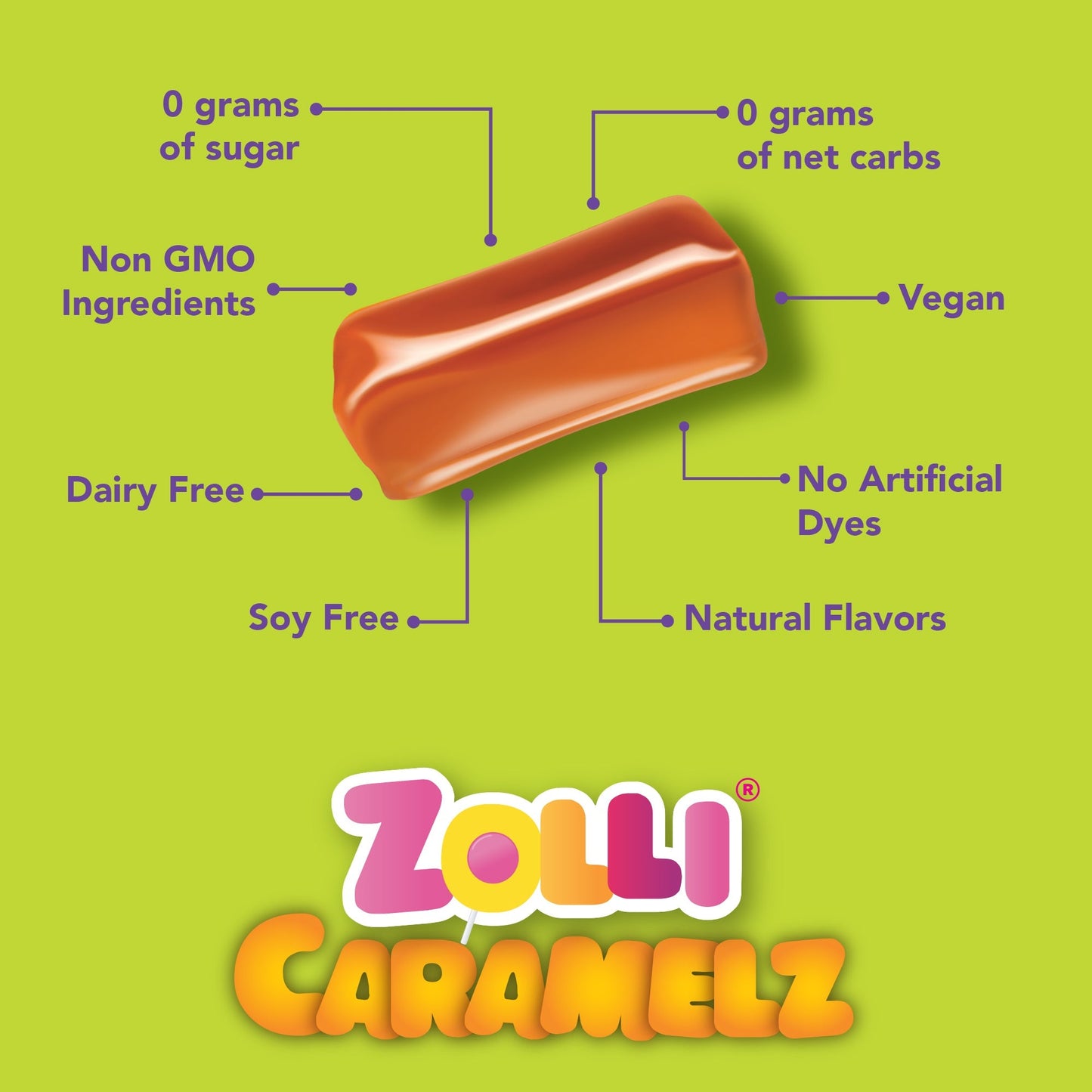 Zolli 69-ct Sugar-Free Caramelz Flavor Duos