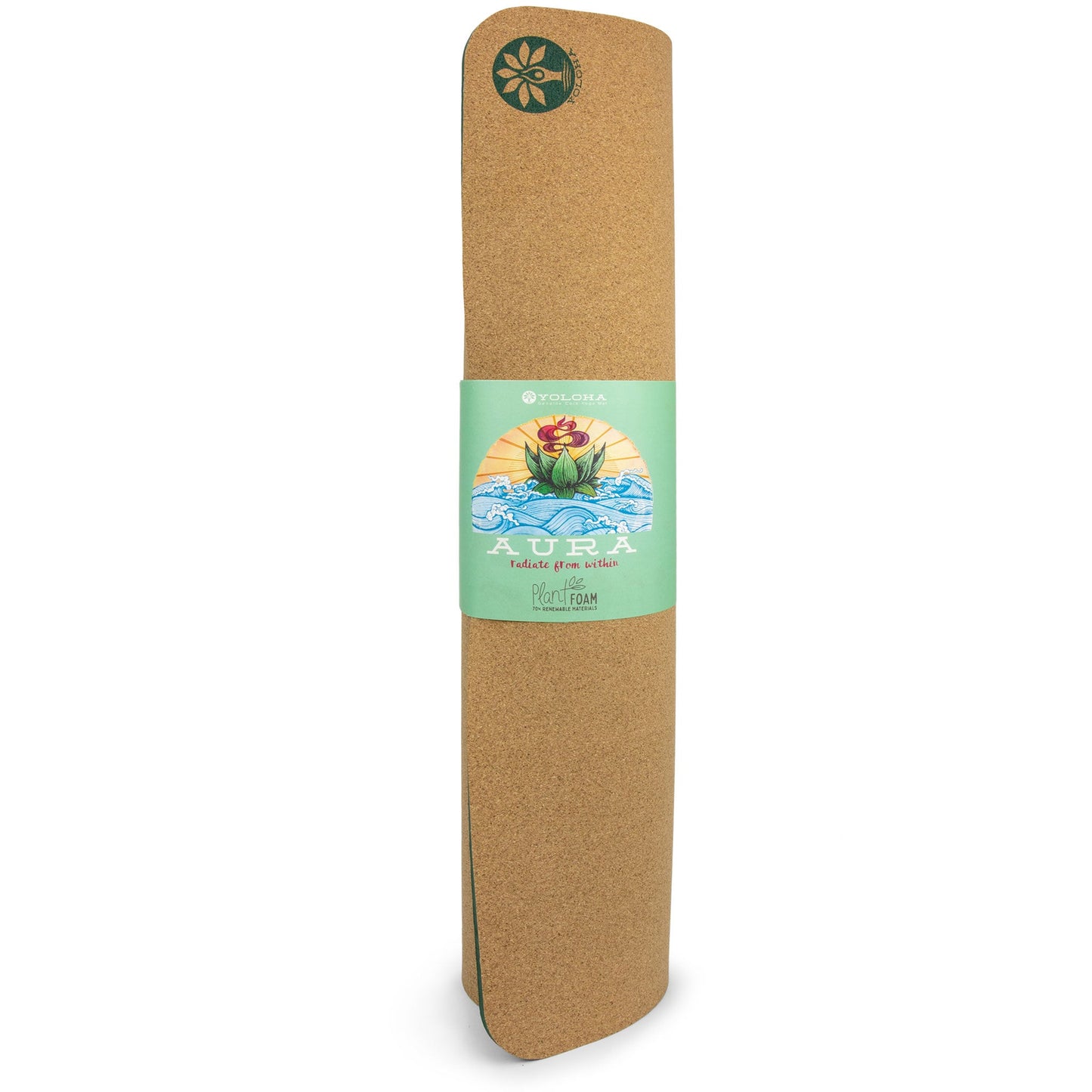 Blossom Aura Cork Yoga Mat