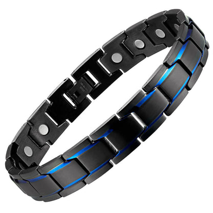 Stainless Steel Magnetic/Energy Bracelet 4-in-1. 4 Colors available. Model B001M