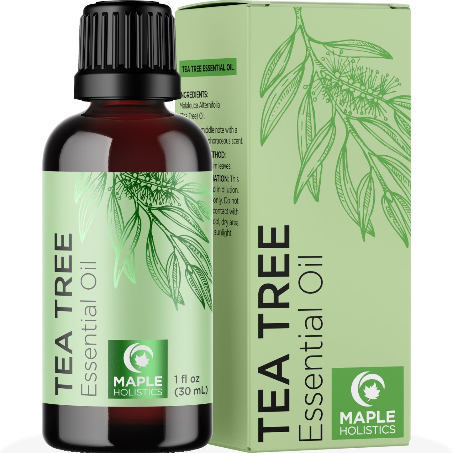 Maple Holistics Pure Tea Tree Essential Oil Pure Tea Tree Oil for Hair Skin and