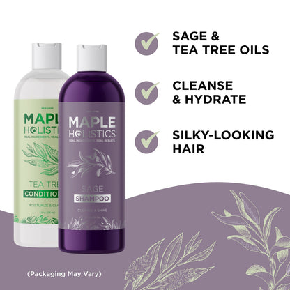 Sage Shampoo and Tea Tree Conditioner Set