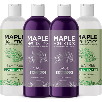 Sage Shampoo and Tea Tree Conditioner Set