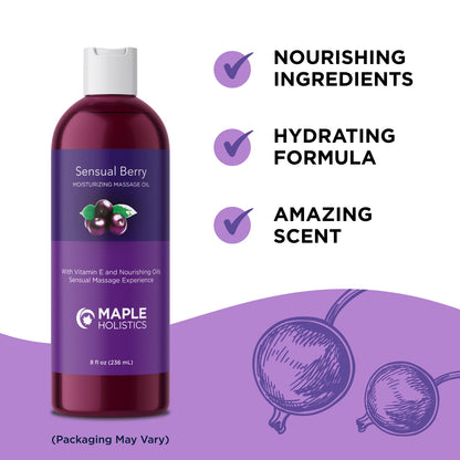 Sensual Berry Moisturizing Massage Oil