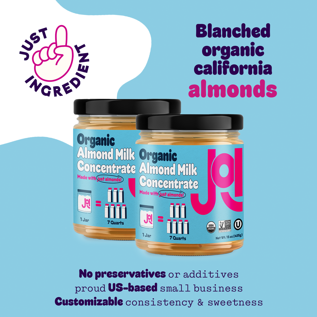 Organic Almond Milk Base 2-Pack by JOI