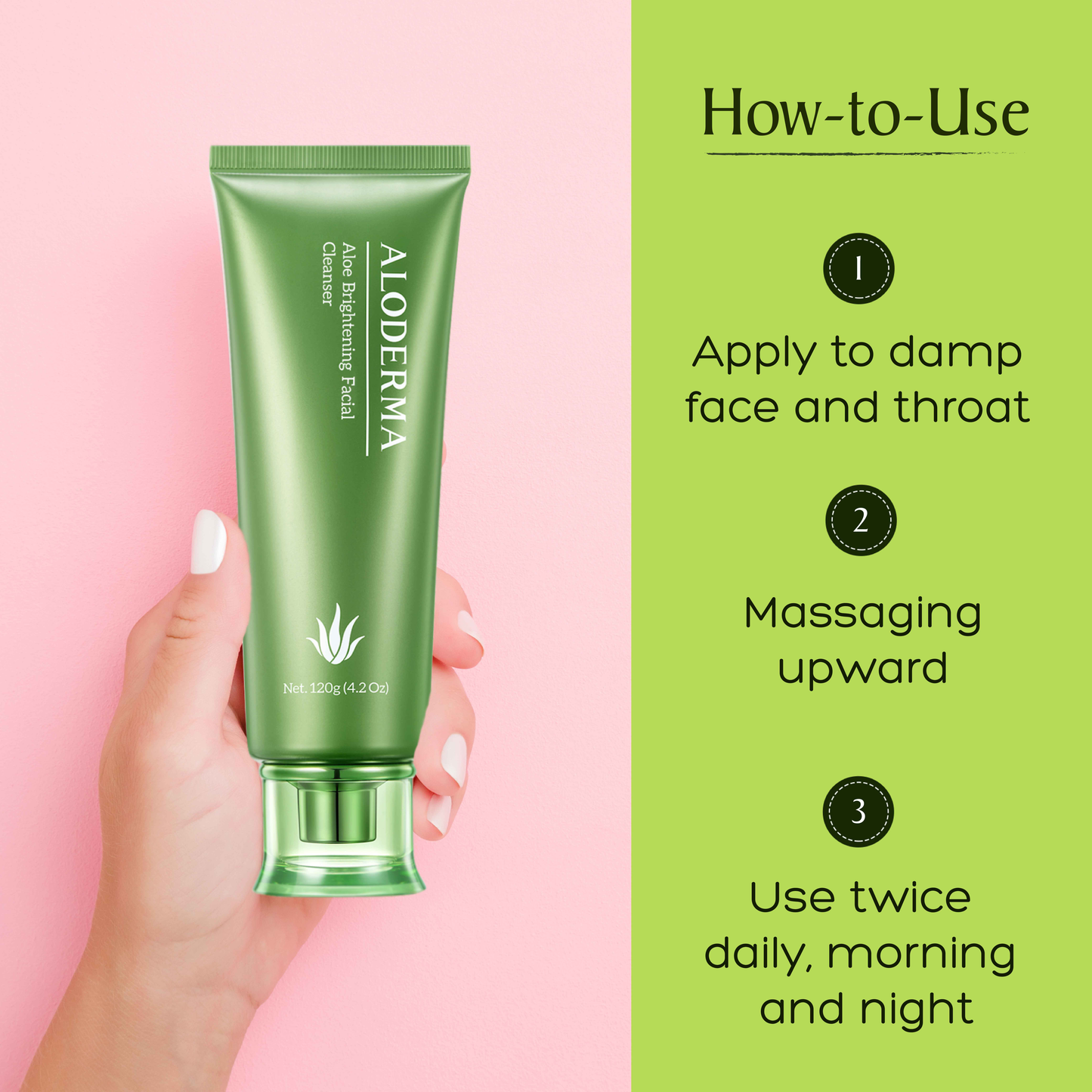 Aloe Brightening Facial Cleanser