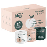 ecoHiny Premium Bamboo Toilet Paper | Mega Rolls, 3 PLY & 350 Sheets by ecoHiny
