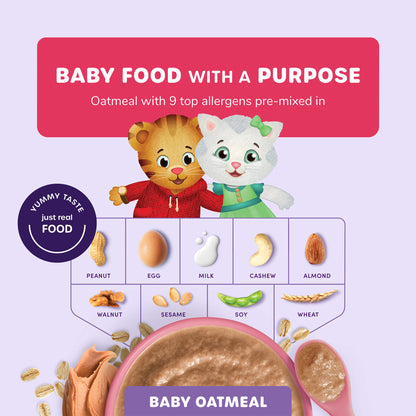 Organic Baby Oatmeal - Daniel Tiger Peanut Butter Strawberry