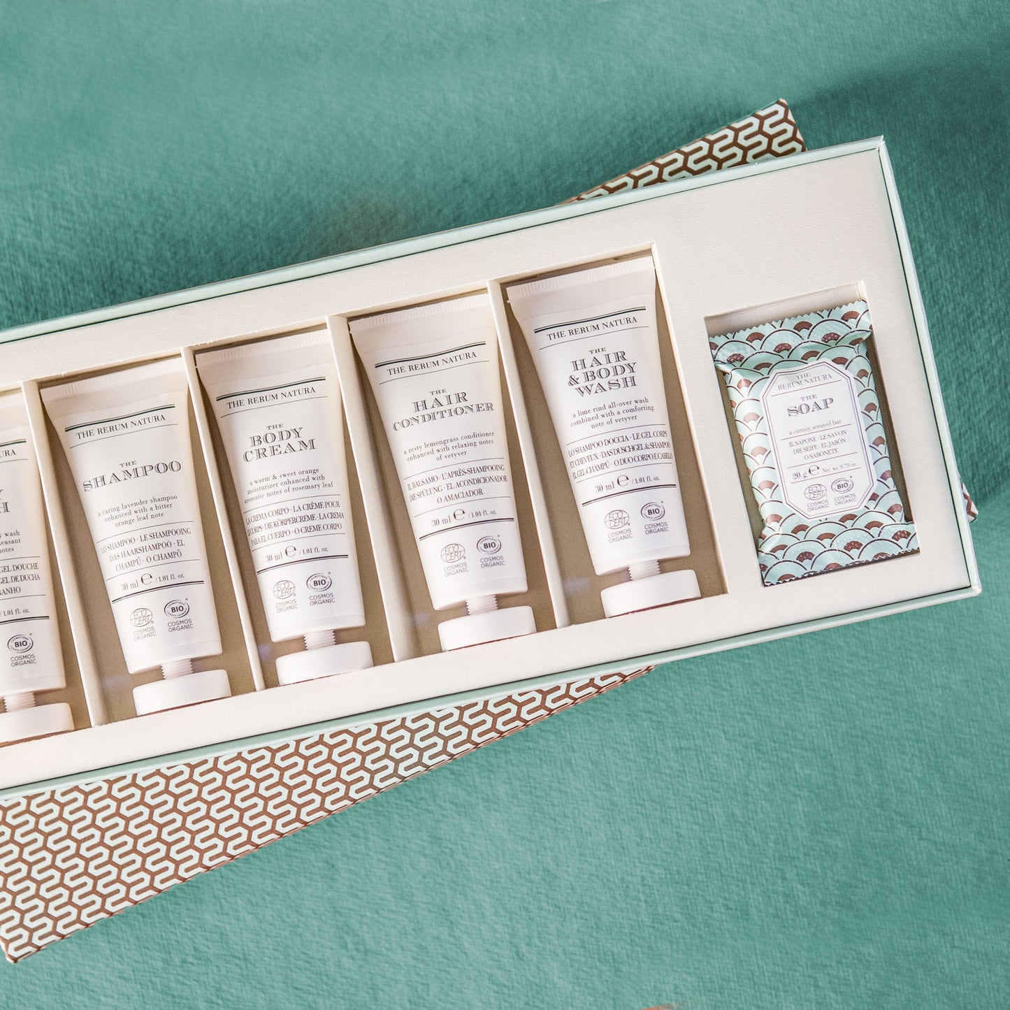 The Rerum Natura Travel Basics in Tubes