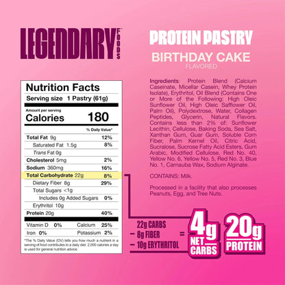 Legendary Foods Tasty Protein Pastry