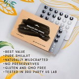 Shilajit Pure Himalayan Organic Dry Drops, 100% Pure Natural Shilajit Supplement for Men & Women, Max Potency 85+ Trace Minerals & Fulvic Acid for Energy, Metabolism & Immune Support