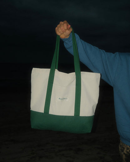 GREEN VINTAGE TOTE