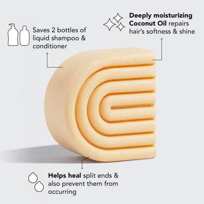 Deep-Moisturizing Conditioner Bar for Dry Damaged Hair