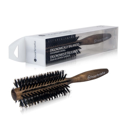 Professional Round Brush with Premium Boar Bristles