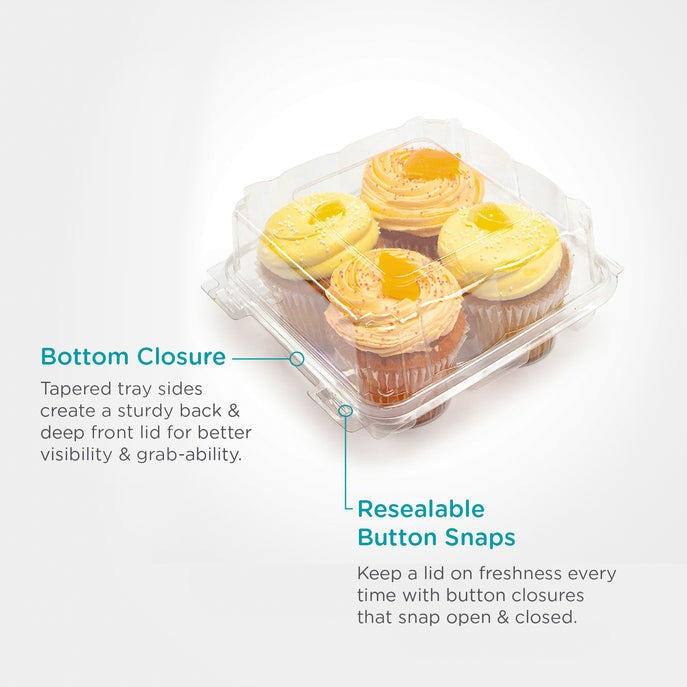 4-pack 3.25" Classic Cupcake & Muffin Package (0215)