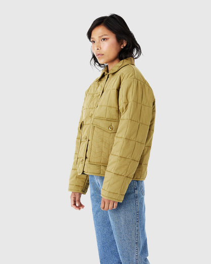 Organic Cotton Puffer Jacket by United By Blue