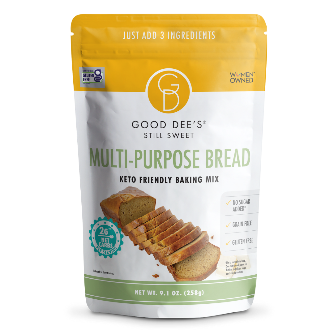 Multi-Purpose Keto Bread Mix - Gluten Free and No Added Sugar by Good Dee's