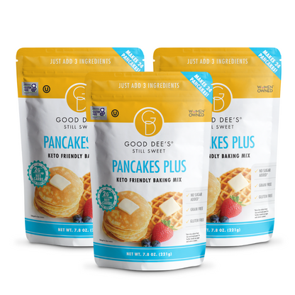 Pancake Plus Keto Mix - Gluten Free and No Added Sugar by Good Dee's