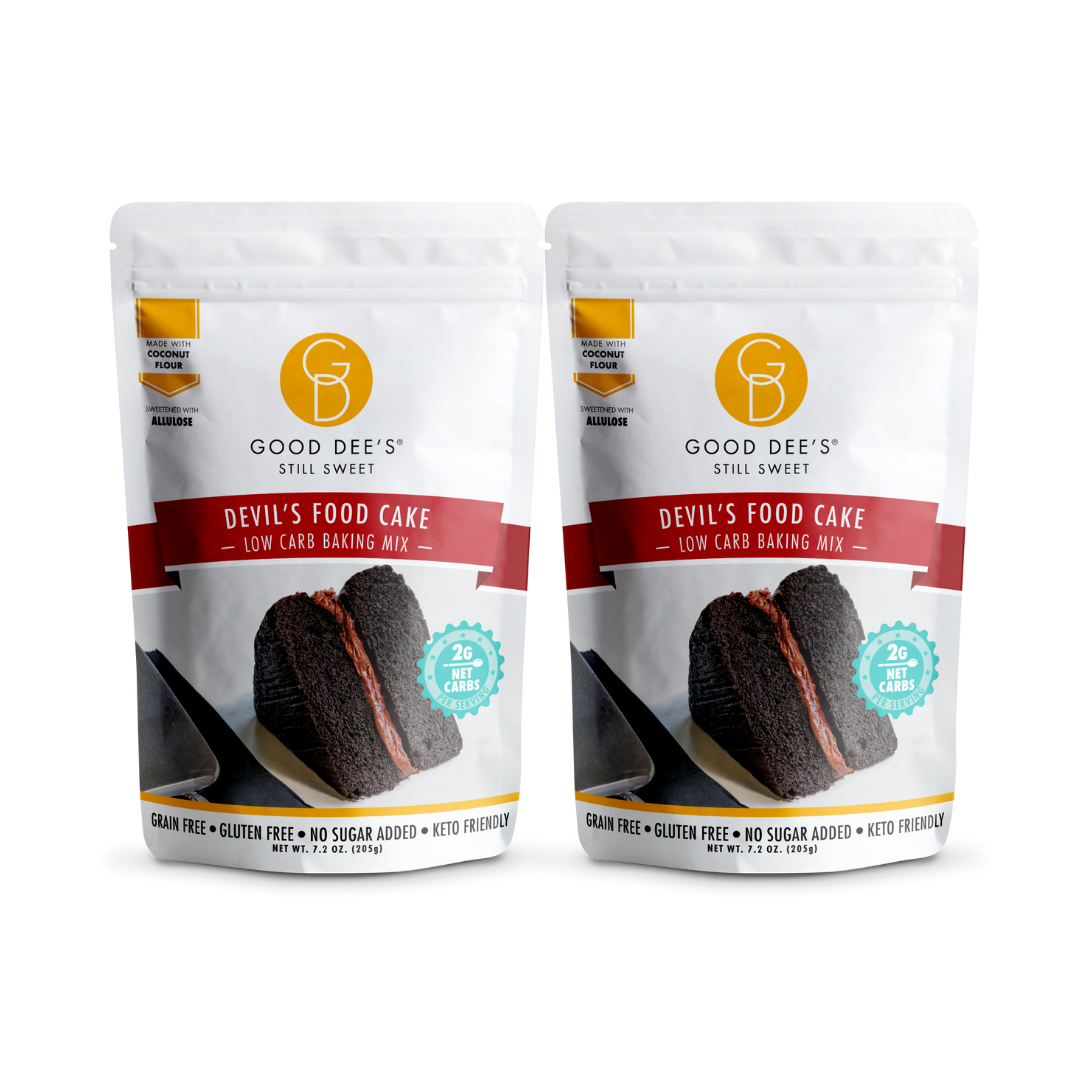 Devil's Food Keto Cake Mix - Gluten Free and No Added Sugar by Good Dee's