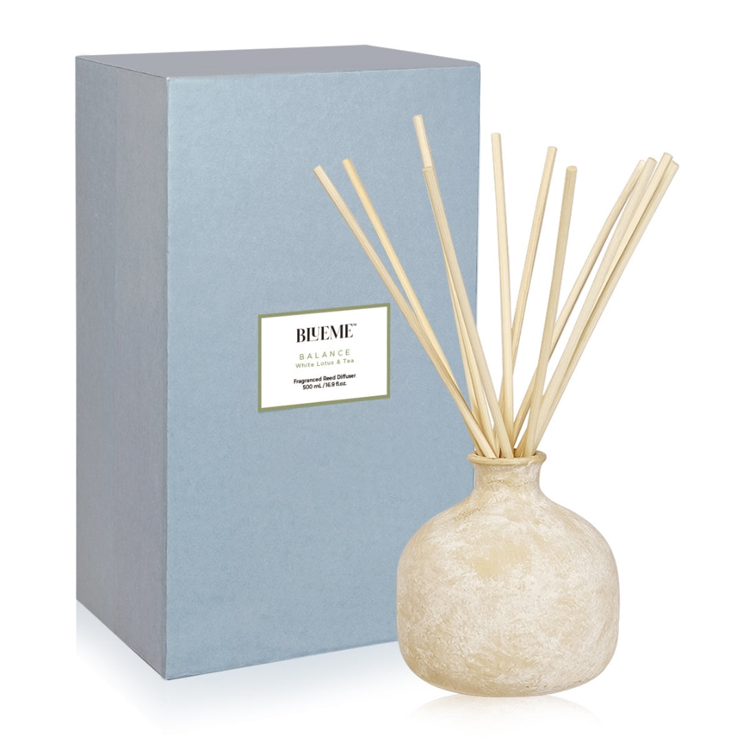 Balance - Ceramic Refillable Diffuser - White Lotus & Tea