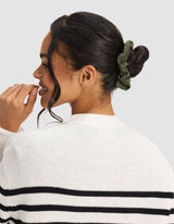 Bamboo Stretch-Knit Scrunchies