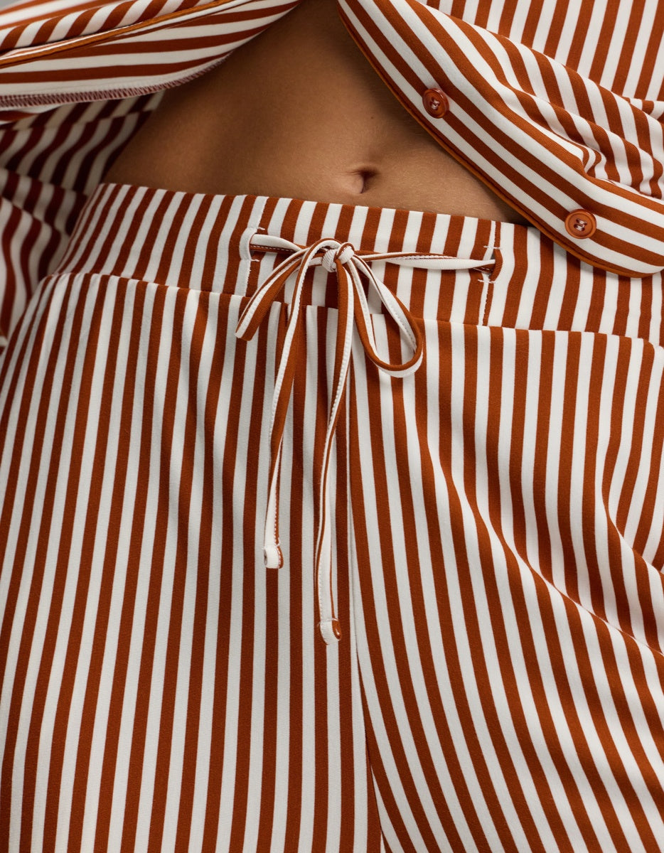 Women's Bamboo Stretch-Knit Long Sleeve Pajama Set