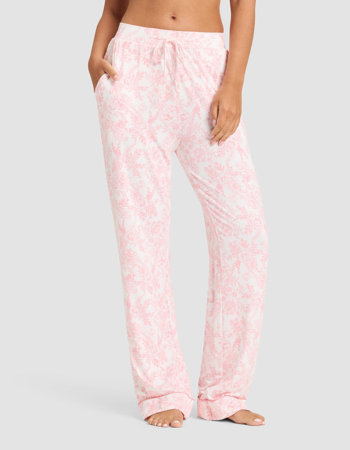 Women's Bamboo Stretch-Knit Long Sleeve Pajama Set