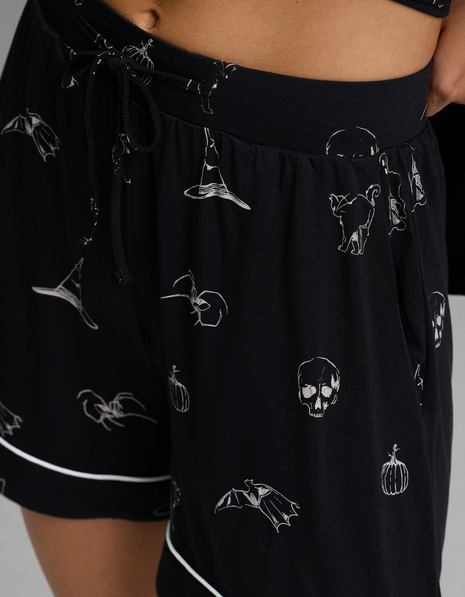 Women's Bamboo Stretch-Knit Short Sleeve Pajama Set