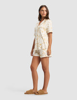 Women's Bamboo Stretch-Knit Short Sleeve Pajama Set