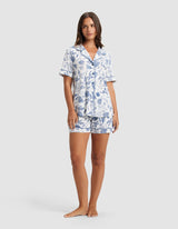Women's Bamboo Stretch-Knit Short Sleeve Pajama Set