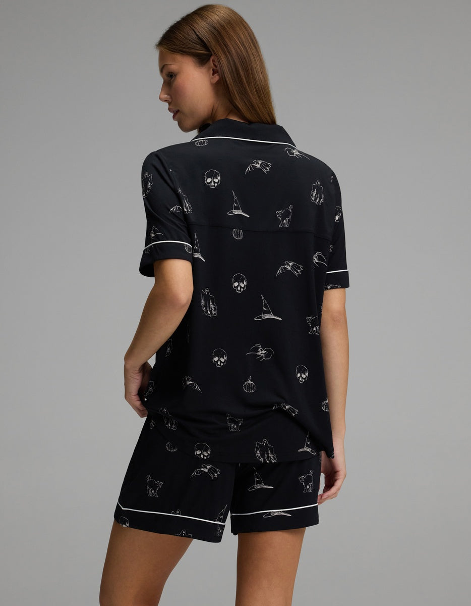 Women's Bamboo Stretch-Knit Short Sleeve Pajama Set