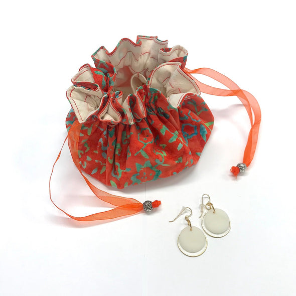 Batik Jewelry Bag by Made for Freedom
