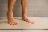 Memory Foam Bath Mat in Tan, 17 x 24 in by The Everplush Company