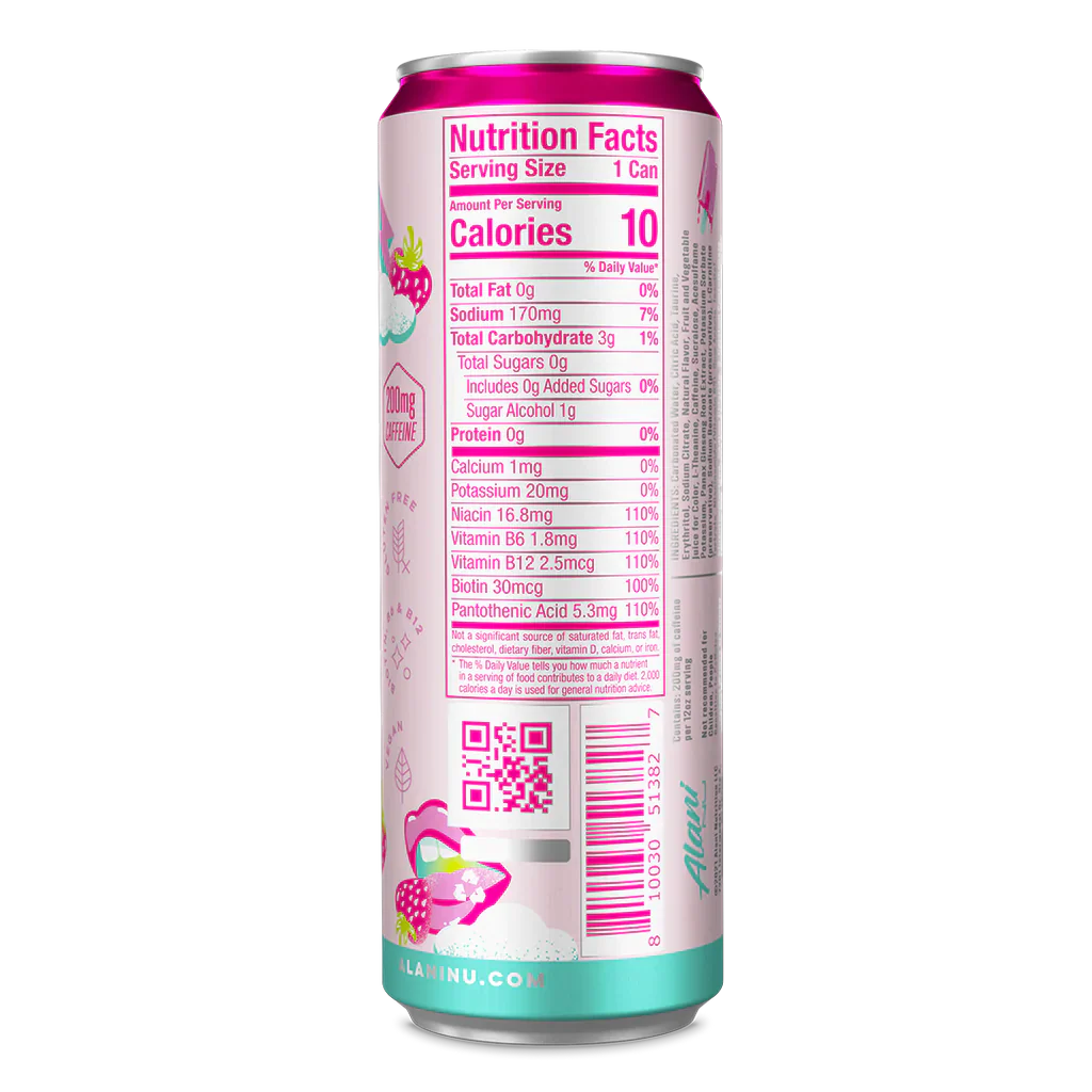 Alani Nu Energy Drinks, Pink Slush