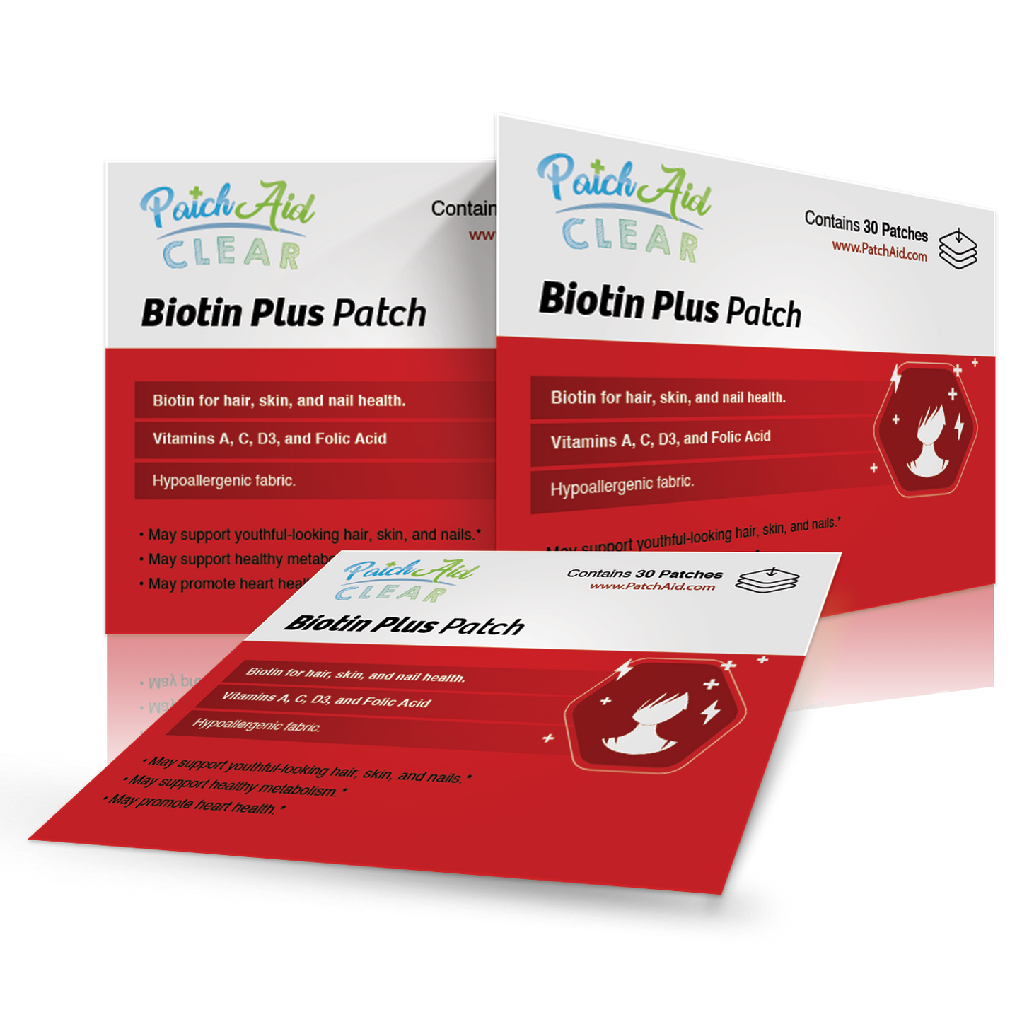 Biotin Plus Vitamin Patch for Hair, Skin, and Nails