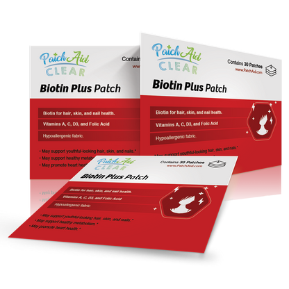 Biotin Plus Vitamin Patch for Hair, Skin, and Nails