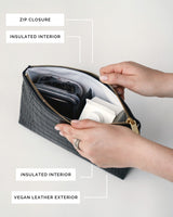 THE SNACKER - BLACK CROC