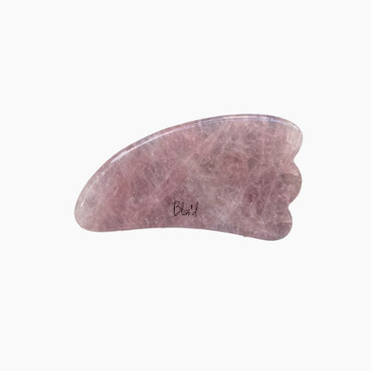 Mind + Body Self-Care Bundle: Reflection Journal & Rose Quartz Gua Sha by Bliss'd Co