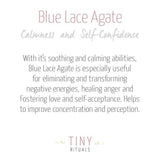 Blue Lace Agate Energy Bracelet by Tiny Rituals