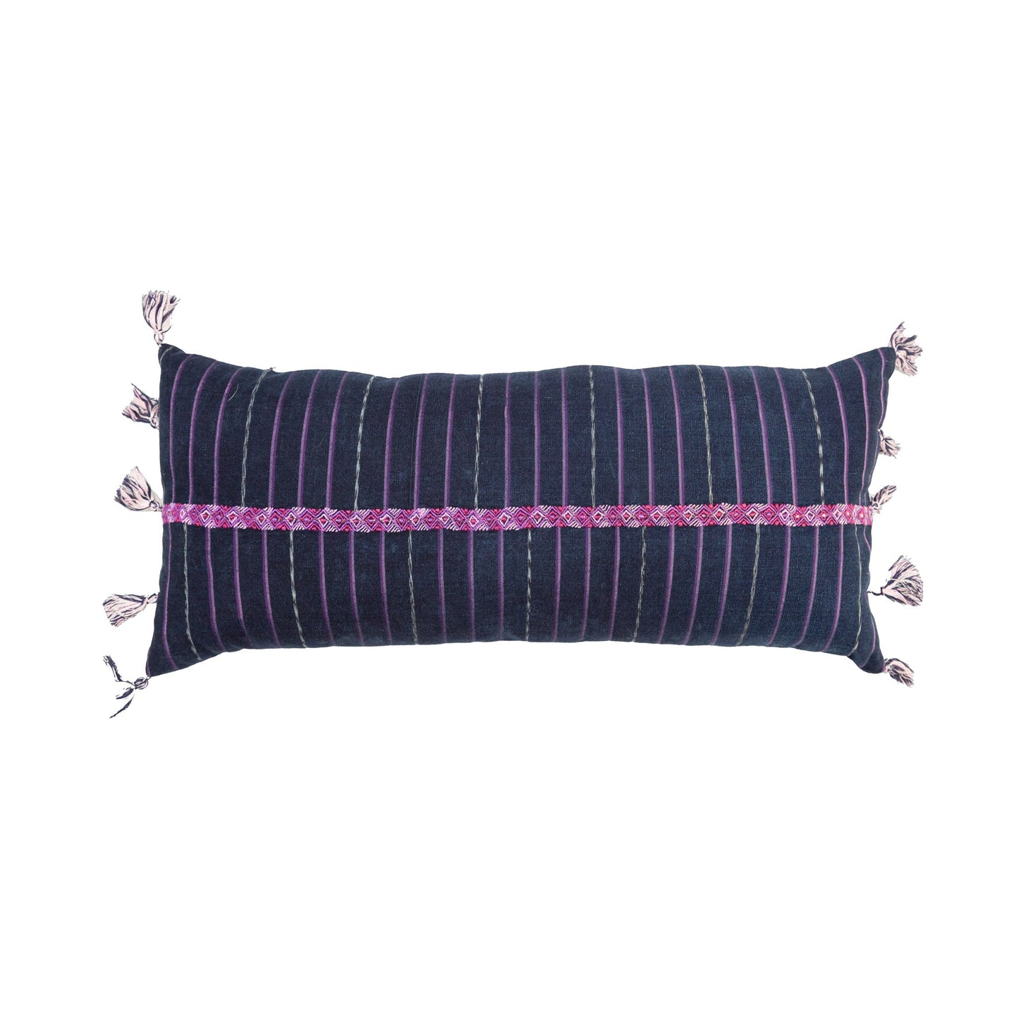 Oversized Guatemalan Lumbar Pillow by Upavim Crafts