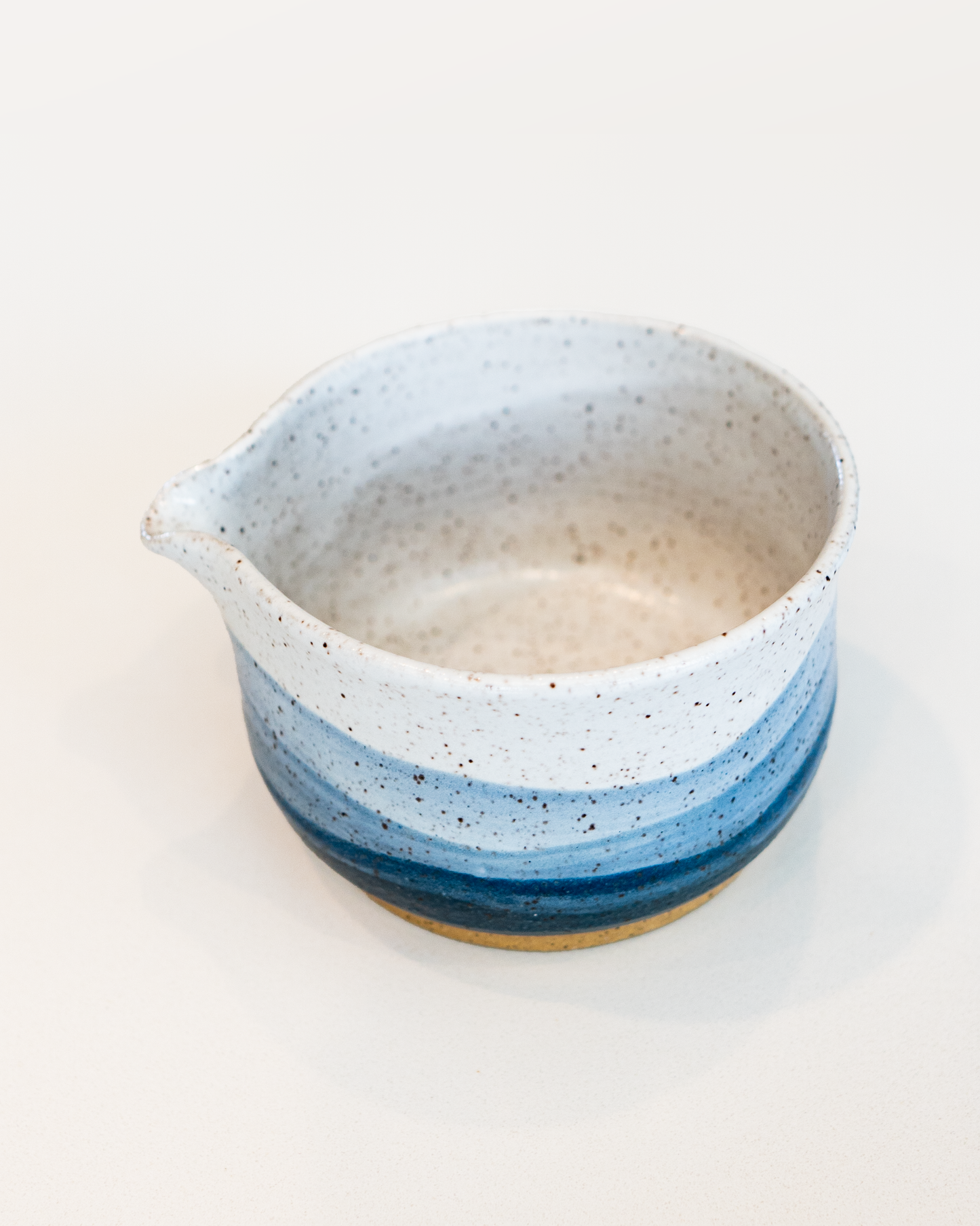 Handmade Ceramic Matcha Bowl with Spout