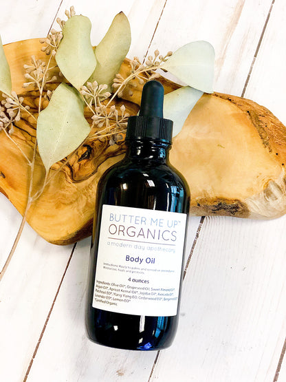 Organic Body Oil / Body Oil / Moisturizer / Organic Oils / Dry Skin Formula