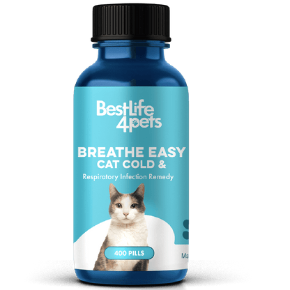 Breathe Easy for Cats - Respiratory Support for Asthma, Cat Cold and Sneezing by BestLife4Pets