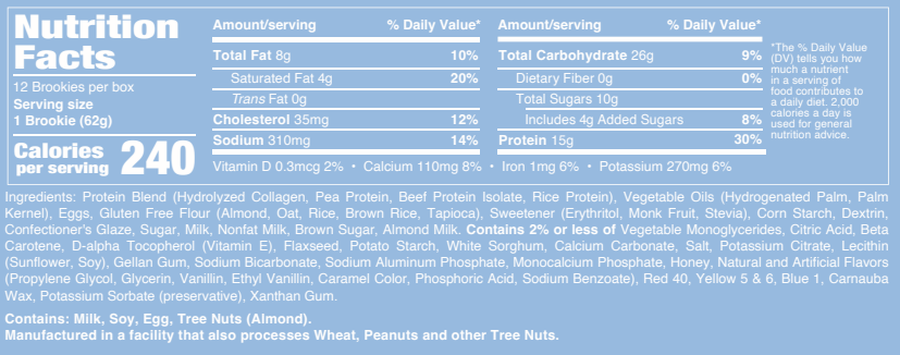 Redcon1 MRE Protein Brookie