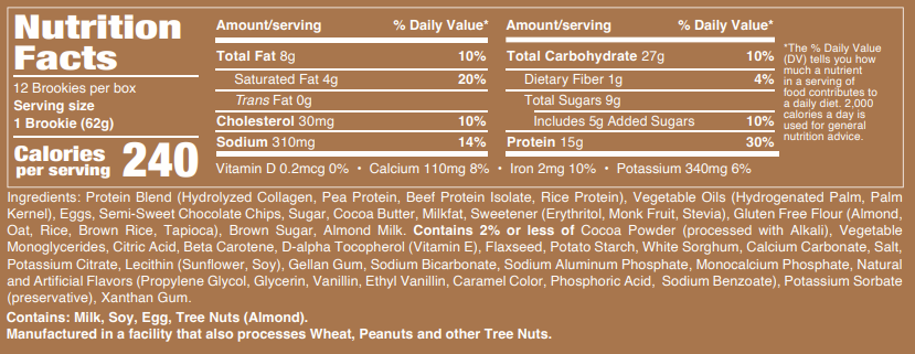 Redcon1 MRE Protein Brookie