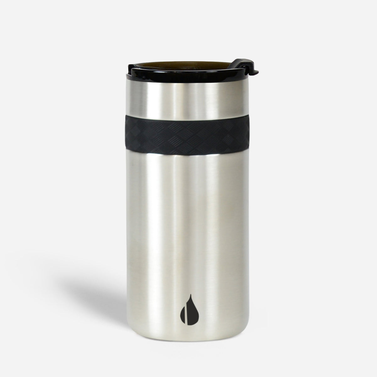 12oz Commuter DuoSip - Brushed Steel