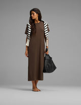Women's Brushed Bamboo Midi Dress