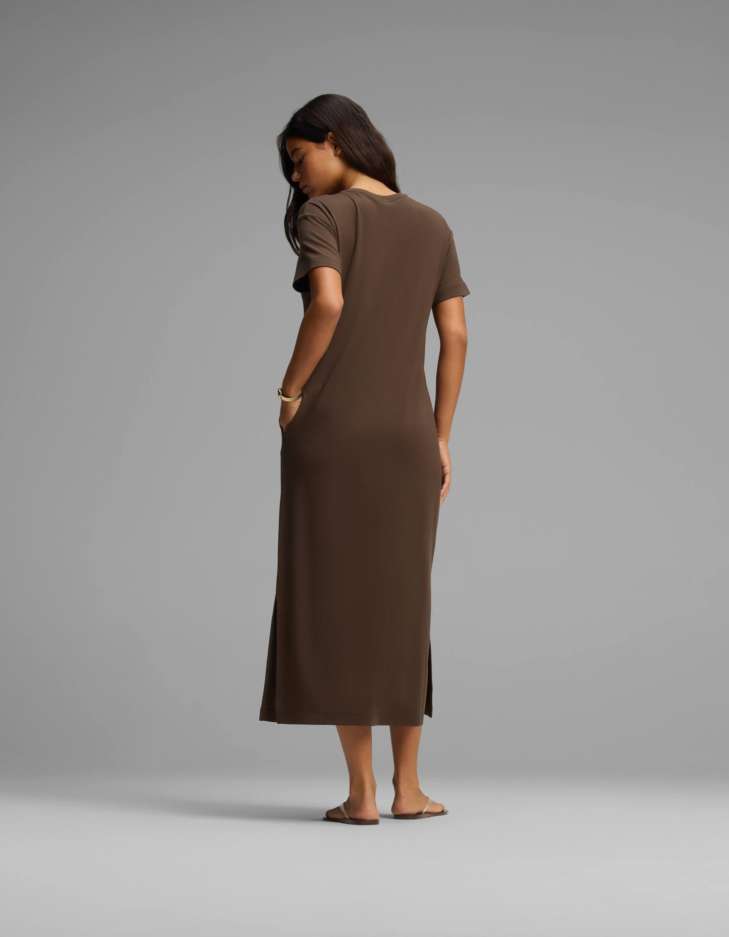 Women's Brushed Bamboo Midi Dress